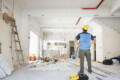 Construction manager inspecting a renovation site in Cedar Park during home renovations this May